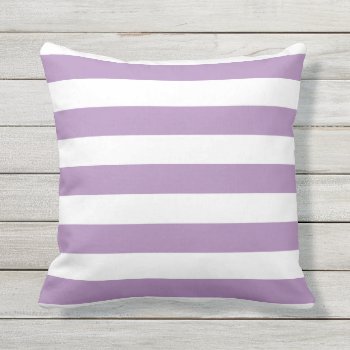 Purple Nautical Stripes Outdoor Pillows by Richard__Stone at Zazzle