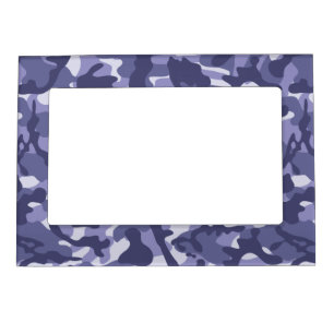 Purple Navy Camouflage  Magnetic Frame