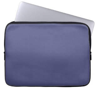 Purple Navy Solid Color Laptop Sleeve