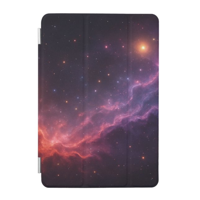 Purple Nebula  iPad Mini Cover (Front)