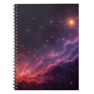Purple Nebula Notebook