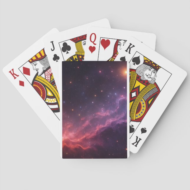 Purple Nebula  Poker Cards (Back)