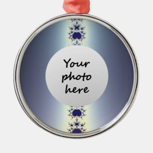 Purple Necklace Christmas Tree Ornament (Front)