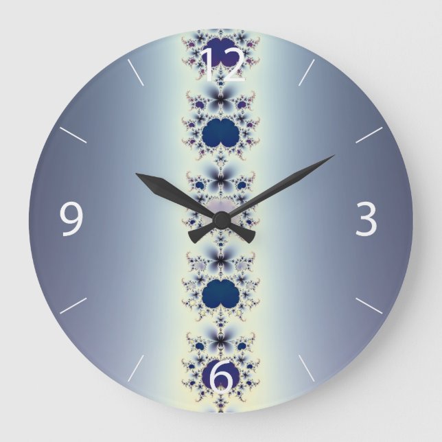 Purple Necklace Large Clock (Front)