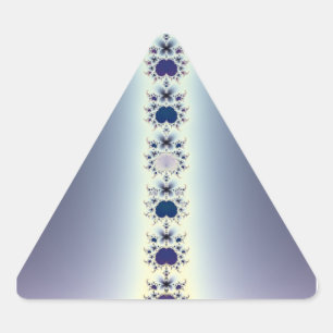 Purple Necklace Triangle Sticker