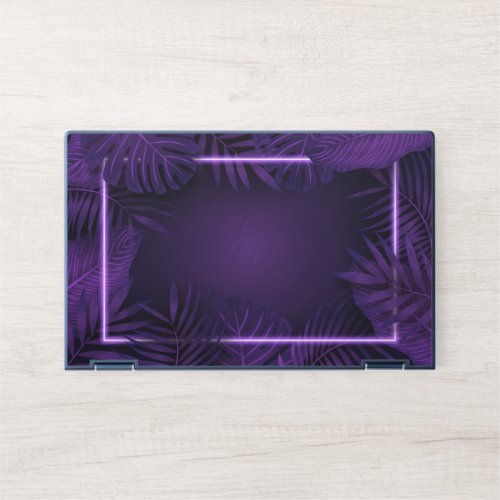 Purple Neon Frame  HP Elite Dragonfly Notebook Ski HP Laptop Skin