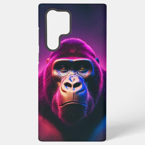 Purple Neon Gorilla  Samsung Galaxy S22 Ultra Case