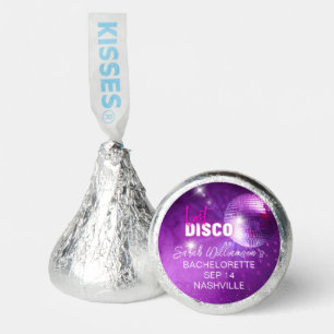 Purple Neon Pink Last Disco Bachelorette Party Hershey®'s Kisses®