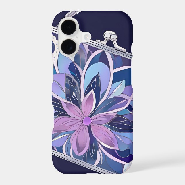 Purple Night Roses AI art iphone 17 case  (Back)