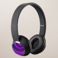 Purple night storm headphones