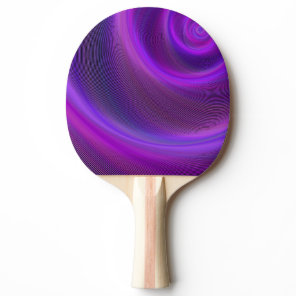 Purple night storm Ping-Pong paddle