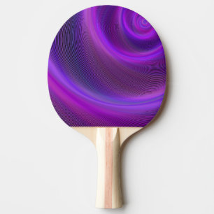 Purple night storm Ping-Pong paddle