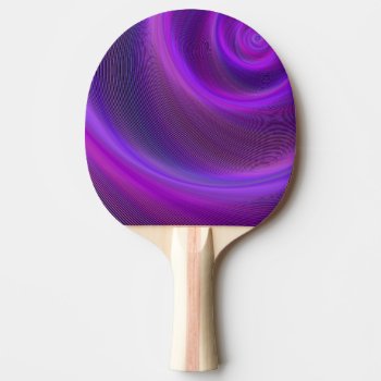 Purple Night Storm Ping-pong Paddle by ZyddArt at Zazzle