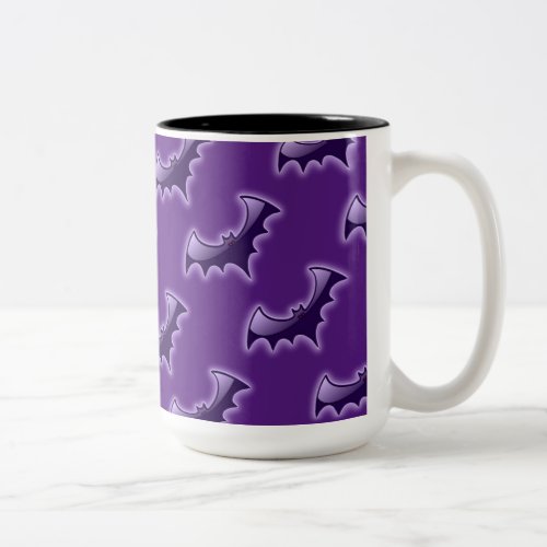 Purple Night Wing Bats Mug