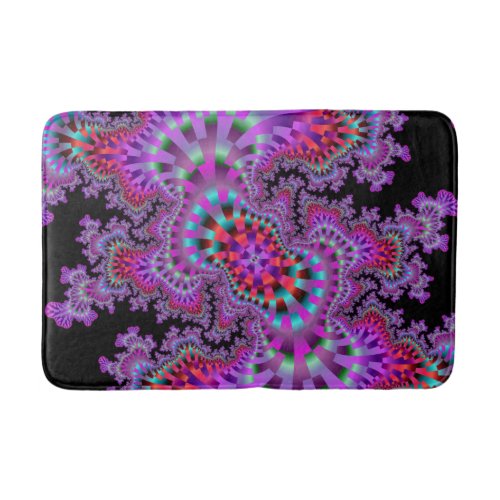 Purple Nightmare Bath Mat