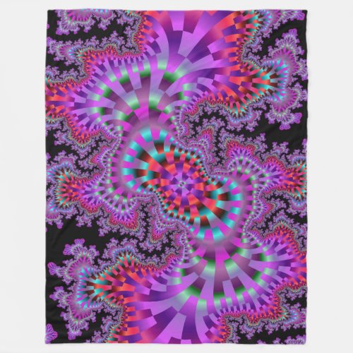 Purple Nightmare Fleece Blanket