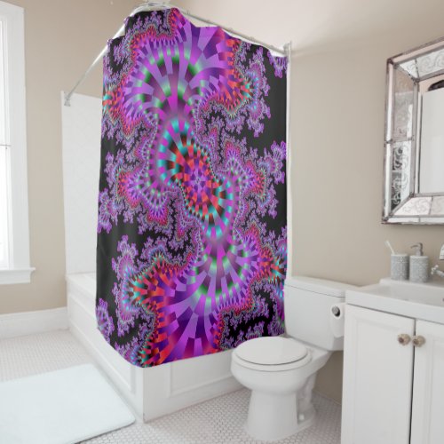 Purple Nightmare Shower Curtain