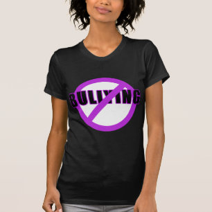 Purple NO BULLYING T-shirts and Buttons
