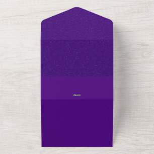 Purple Noise All-In-One Wedding Invite – Customize