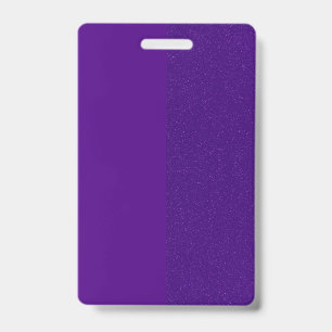 Purple Noise Custom Name Badge