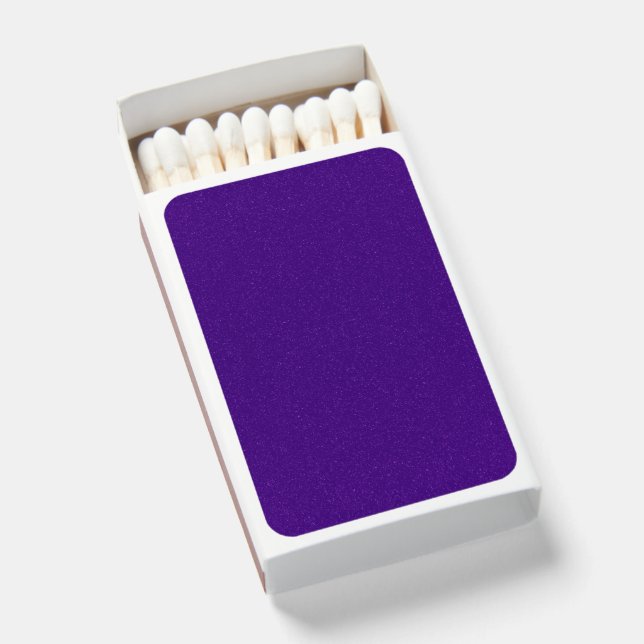 Purple Noise Effect Matchbox Design – Customizable Matchboxes (Front Open)