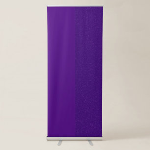 Purple Noise Vertical Banner Stand – Customizable