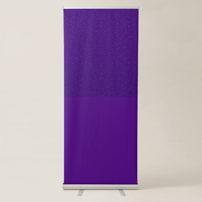 Purple Noise Vertical Retractable Banner (Custom) (Front)