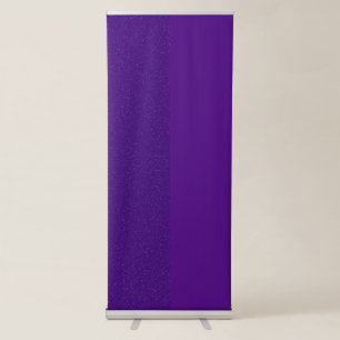 Purple Noise Vertical Retractable Banner (Custom)