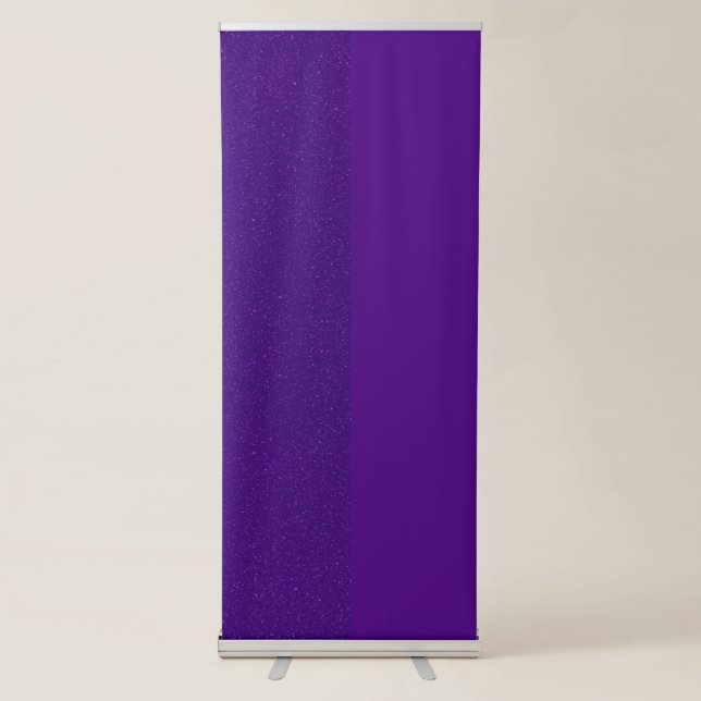 Purple Noise Vertical Retractable Banner (Custom) (Front)
