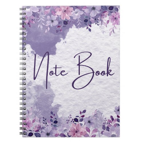 Purple  notebook