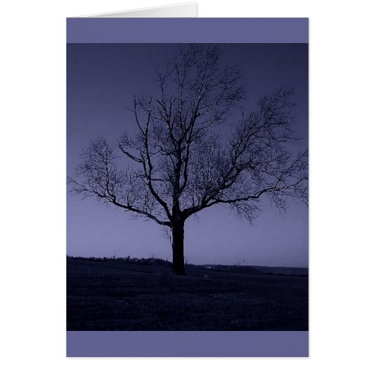 Purple notecards with tree cards (Front)