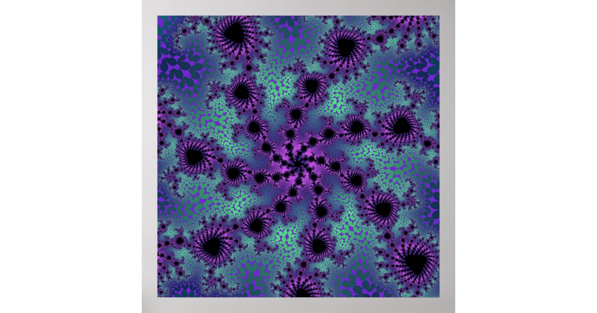 Purple Obliteration Poster | Zazzle