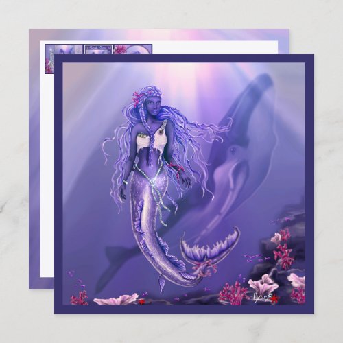 Purple Ocean Mermaid