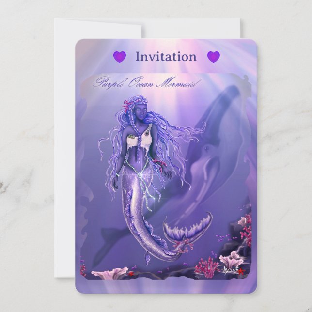 Purple Ocean Mermaid (Front)