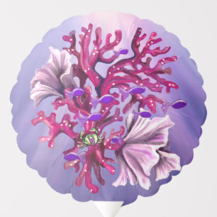 Purple Ocean Mermaid Balloon