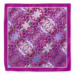 Purple Ocean Mermaid Bandana