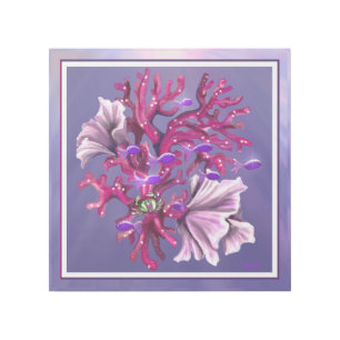 Purple Ocean mermaid Gallery Wrap