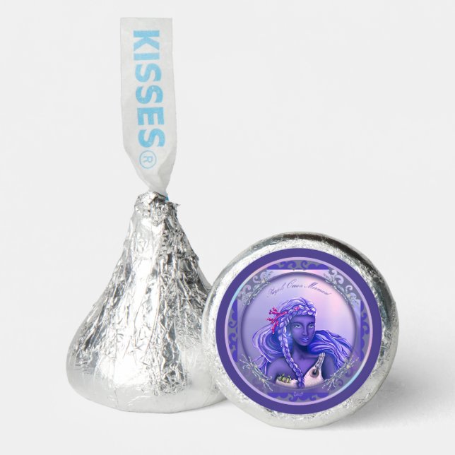 Purple Ocean Mermaid Hershey®'s Kisses® (Front)