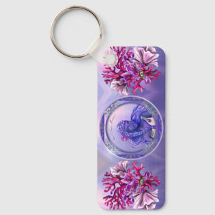 Purple Ocean Mermaid Keychain