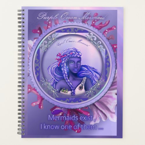 Purple Ocean Mermaid Planner