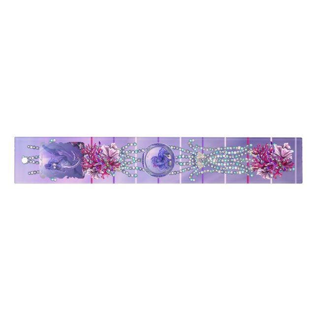 Purple Ocean Mermaid Ruler (Front)