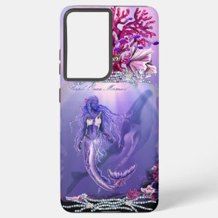 Purple Ocean Mermaid  Samsung Galaxy S21+ Case