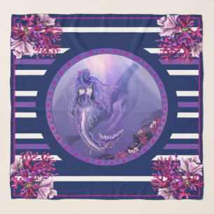 Purple Ocean Mermaid Scarf