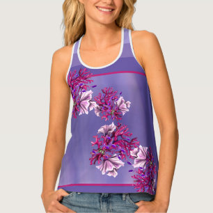 Purple Ocean Mermaid Tank Top