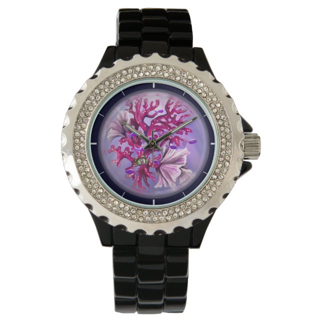 Purple Ocean Mermaid Watch (Front)