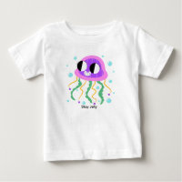 Purple Ocean Sea Creature Illustration for Kids St