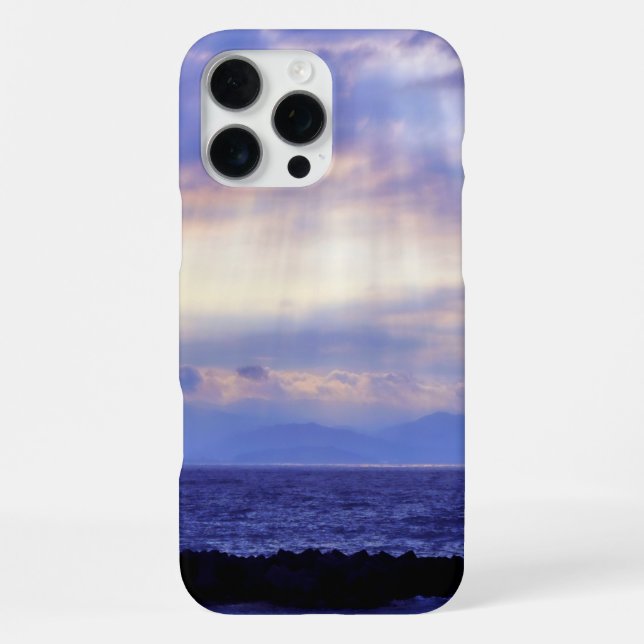 Purple Ocean View iPhone Case (Back)