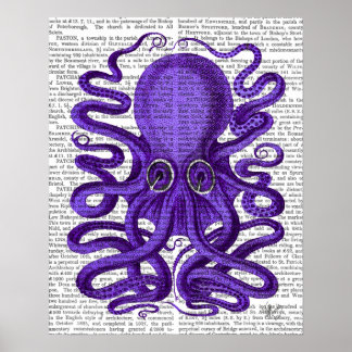 purple mood octopus