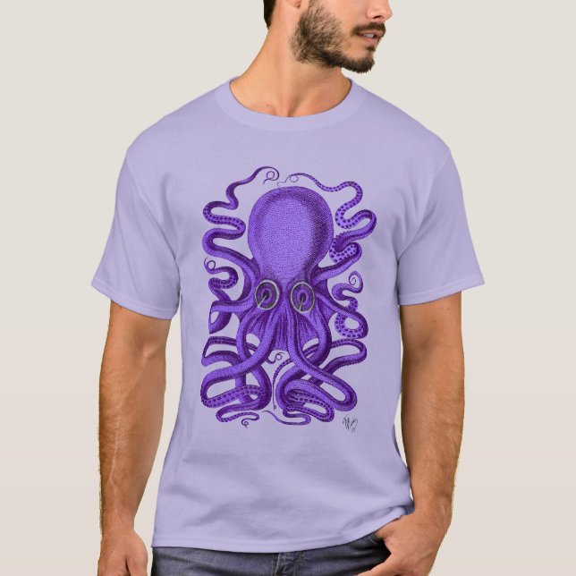 Purple Octopus T-Shirt (Front)