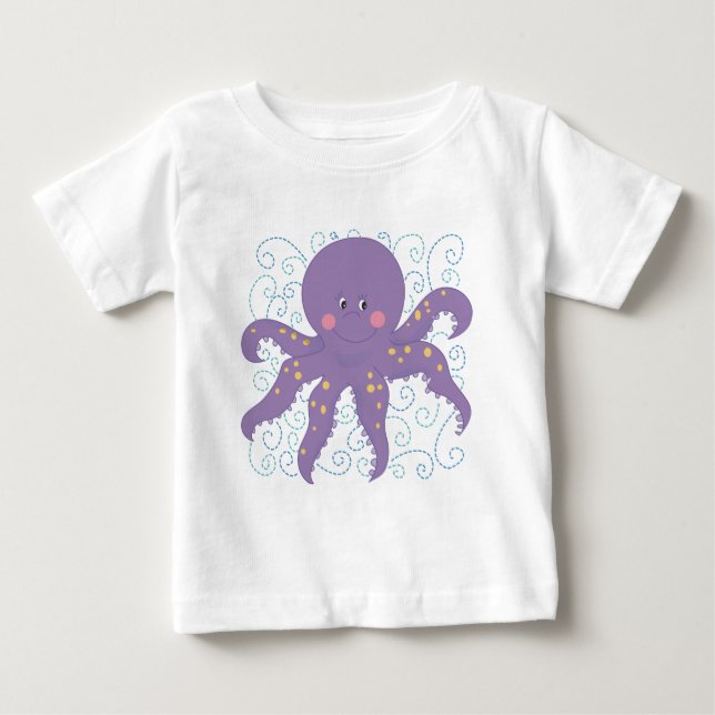Purple Octopus T-shirts and Gifts (Front)